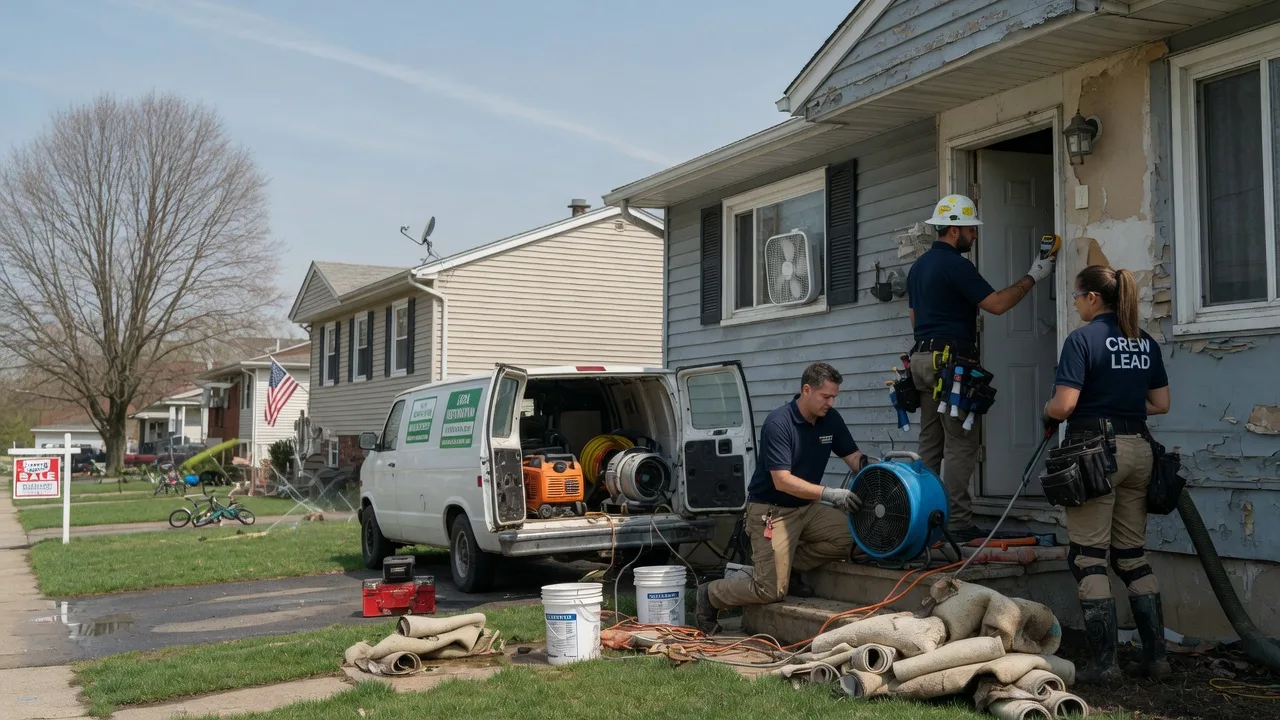 Flood Cleanup in Hills, IA near me