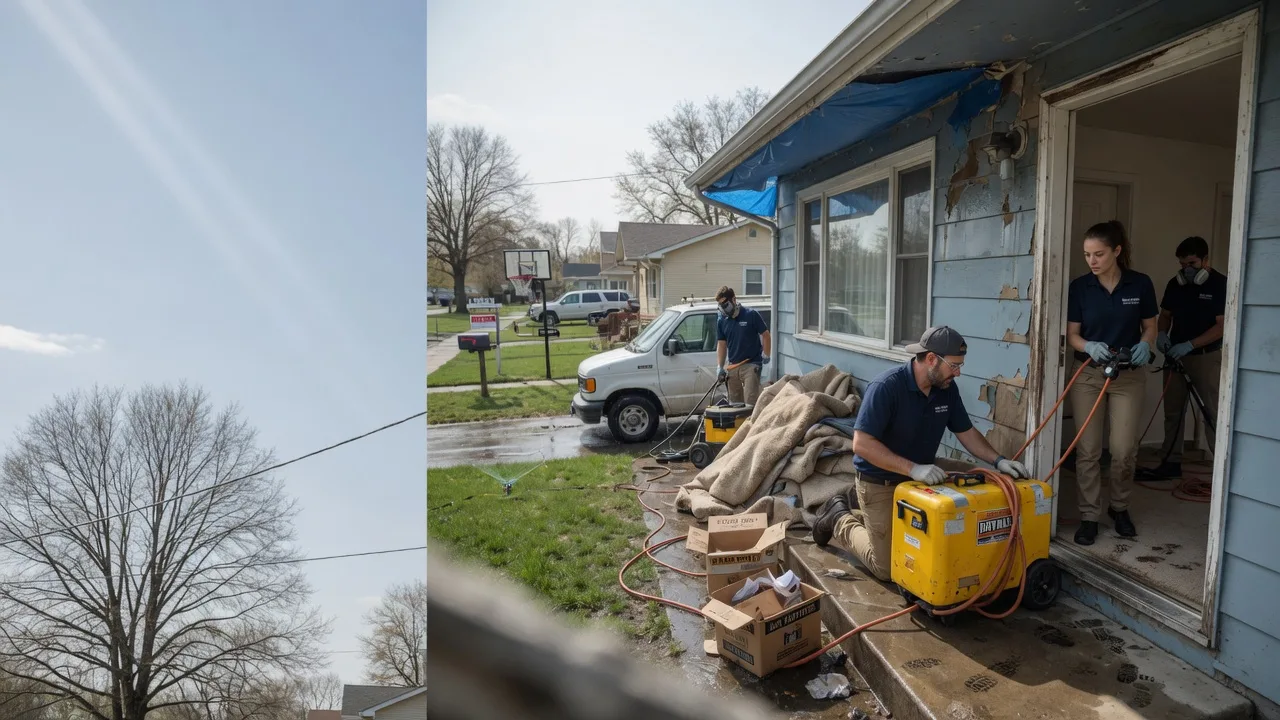 Basement Flood Cleanup in Hills, IA near me
